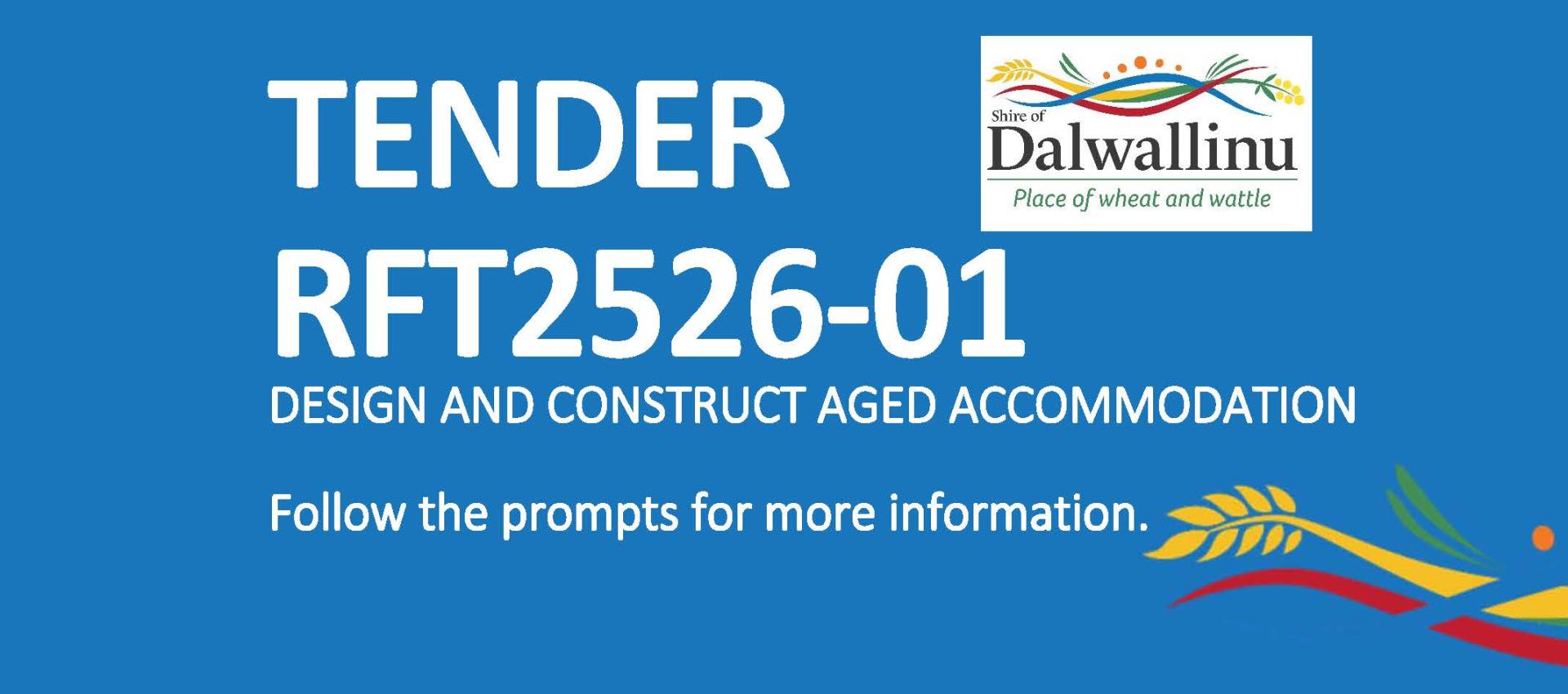 TENDER - RFT2526-01 Design and Construct Aged Accommodation