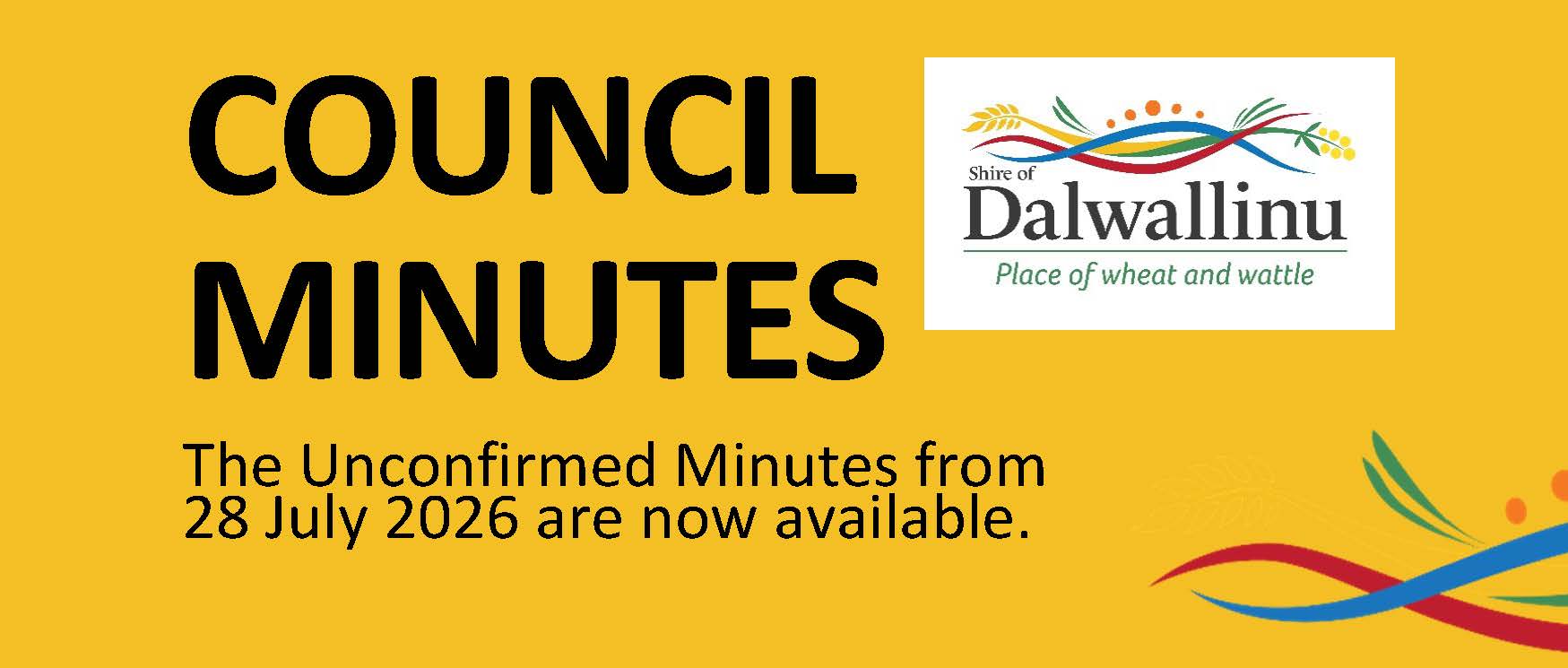 Minutes Ordinary Council Meeting - Tuesday 28 July 2026