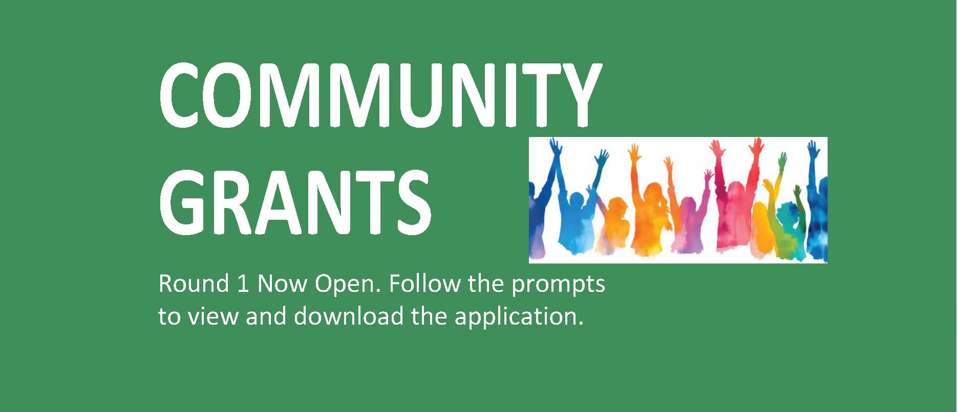 Community Grant Funding - Round 1, 2026/2027 Now Open